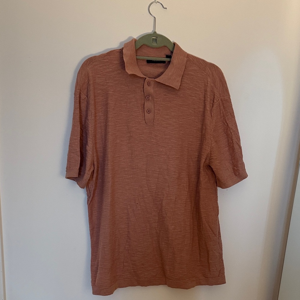 Hedge Men's Casual Polo Shirt - mauve